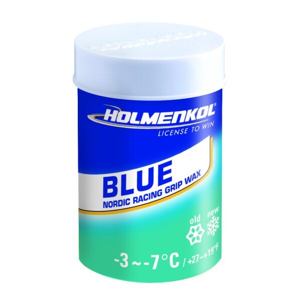 Holmenkol Grip blue -3&deg;C/-7&deg;C 45 g