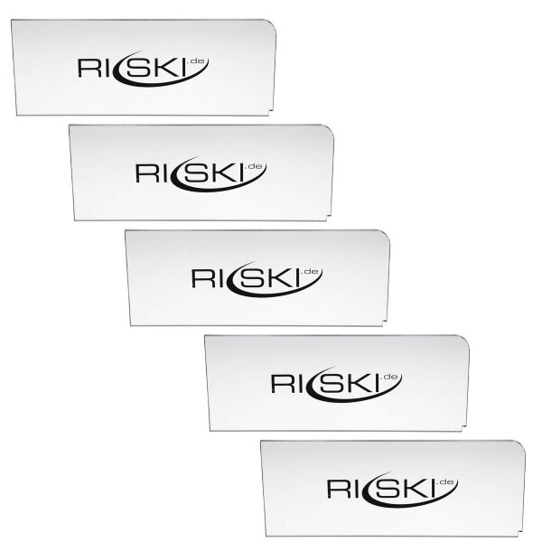 RiSki Ski Abziehklinge - Plexiklinge 4 mm Set (5 St&uuml;ck)