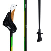 Swix CT4 Nordic Walking Stock Lime Carbon Tech mit Just...