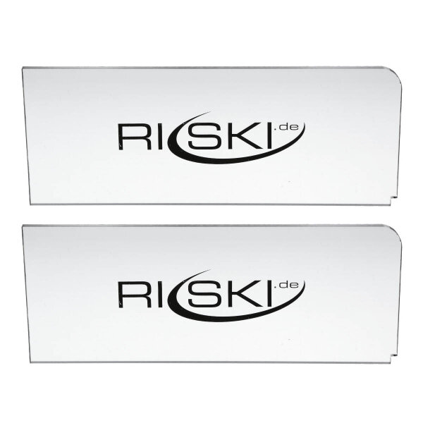 RiSki Ski Abziehklinge - Plexiklinge 3 mm Set (2 Stück)