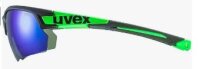 uvex sportstyle 224 Sportbrille, black mat green/green