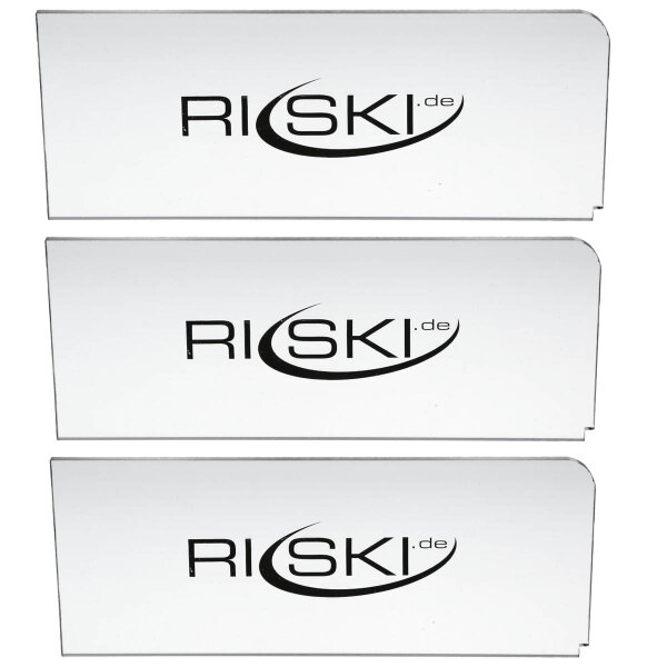 RiSki Ski Abziehklinge - Plexiklinge 4 mm Set (3 Stück)