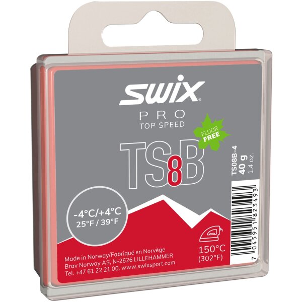 Swix TS8 Black, -4&deg;C/+4&deg;C, 40g