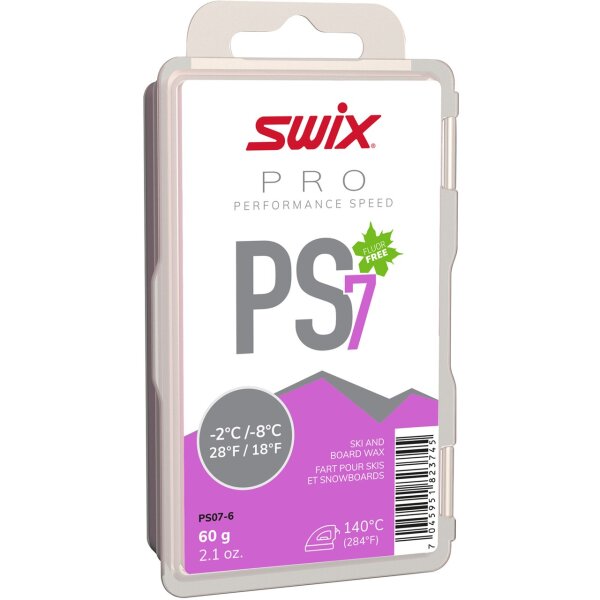 Swix PS7 Skiwachs  -2 &deg;C / -8 &deg;C 60g