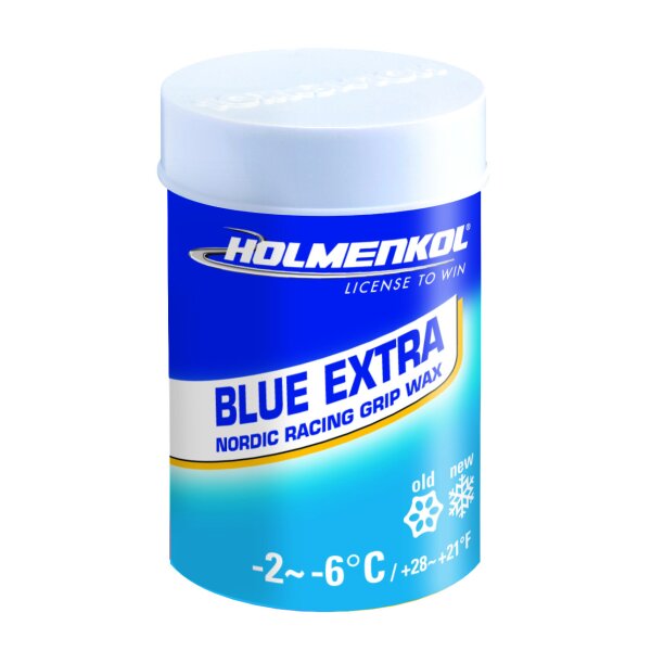 Holmenkol Grip blue extra -2&deg;C/-6&deg;C 45 g