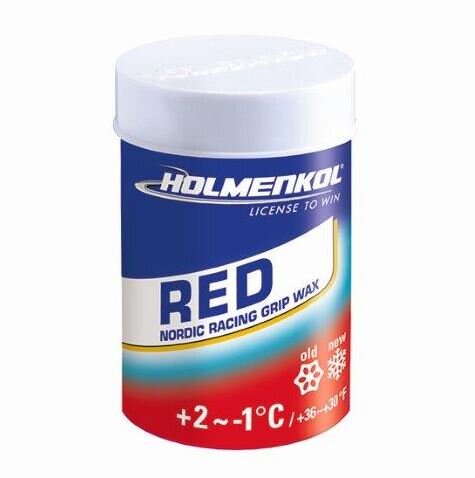 Holmenkol Grip red +2&deg;C/-1&deg;C 45 g